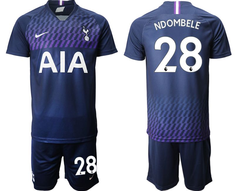 Men 2019-2020 club Tottenham Hotspur away #28 blue Soccer Jerseys->->Soccer Club Jersey